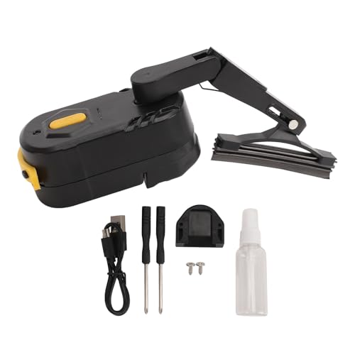 Pssopp Helmet Visor Wiper, ABS Material, 2 Speed Adjustable, Rechargeable 1200mAh Battery, Fits Motorcycle and Electric Scooter Helmets