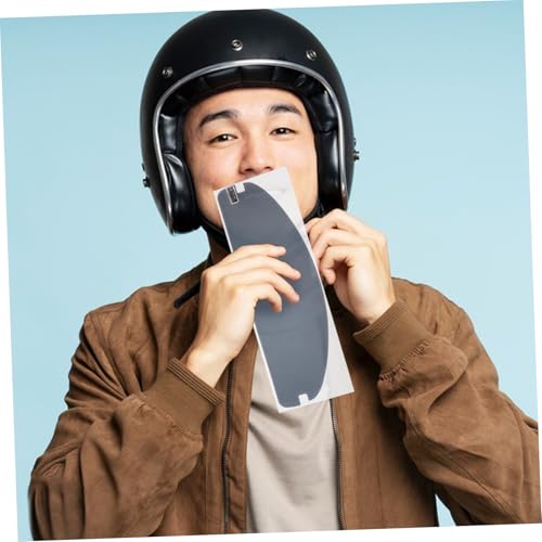 PRETYZOOM Motorcycle Accessories Anti-fog Visor Film Clear Rain Resistant Sun Visor Strip for Comfortable Riding
