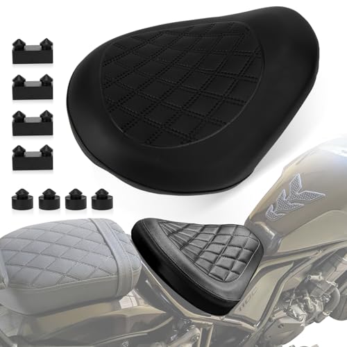 PSLER Motorcycle Front Driver Rider Seat Front Seat Cushion Pillion Pad Replacement for Rebel CMX 1100 CMX1100 2021 2022 2023 2024 Accessories