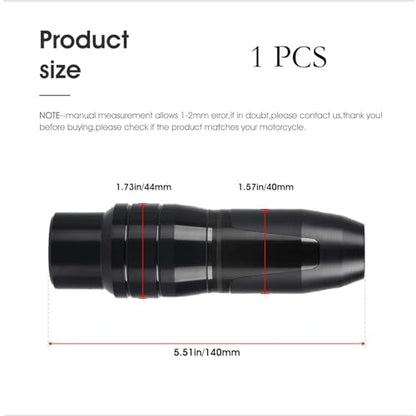 Universal Motorcycle Exhaust Pipe Protection Anti Falling Bar Frame Sliders Black - color: Black, size: Exhaust Pipe Anti Falling Bar