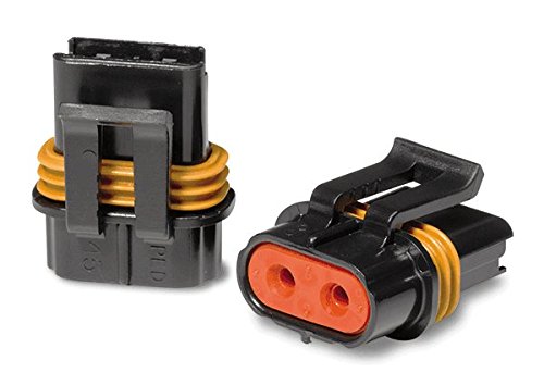 2 Pin Metri-Pack Waterproof Connector 10-12awg Terminals and Seals 46Amp (10-12 GA (1set))