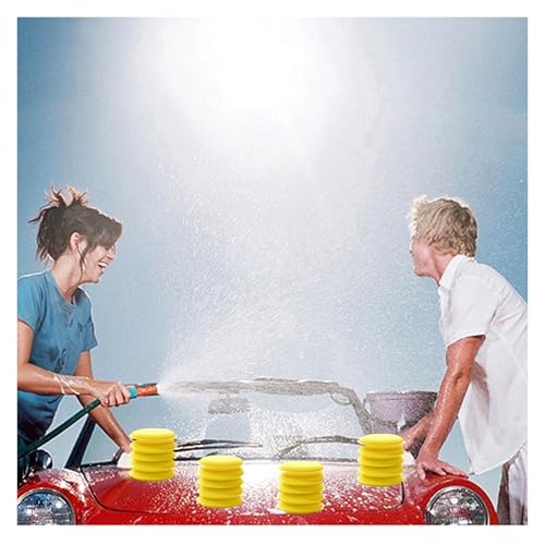 Sponge Polishing Body Car Motorcycle Applicator Wax Pads Coating Pad Smooth Car, Car Waxing Sponge - color: 4pcs
