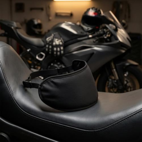 Industrial Cover Helmet Visor Sleeve Motorcycle Gear Storage Bag Buckle Strap Oxford Cloth for Motorbike Utility Suitable for Personal Belongings Gift Home Storage Shelf