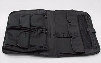 LA03- Tour Pack Lid Organizer Black Compatible with Harley Davidson All - size: Tour Pak Bag