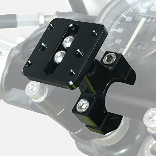xitomer Handlebar Clamp GPS Mount Bracket Fit for Grom MSX125 13-22 CB500X 13-18 / CB1000R 80-21 / Tracer 900 15-21 / GSX-S750 15-23/ GPS Mount V-Strom 650 / Z1000 03-23 / Scrambler 1100
