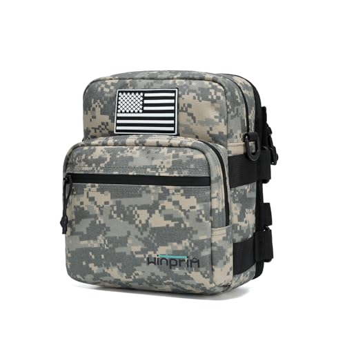 Handlebar Storage Bag for Motorcycles Bicycle, 1000D Durable Motorcycle Tool Bag Waterproof Organizer for Tool Kit, Dirt Bike Accessories, and General Motorcycle Maintenance Supplies - color: Gray Camouflage