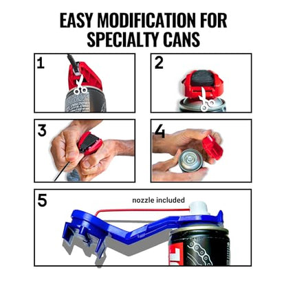 Oinker Motorcycle Chain Lube Applicator | Mess-Free Chain Wax, Chain Cleaner Attachment | for 520 Chain Size - size: 520 Chain Size