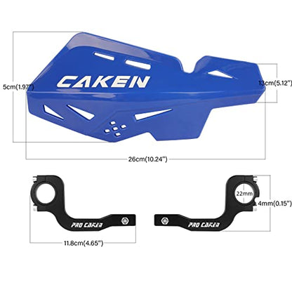 Universal 7/8" 22mm and 1 1/8" 28mm Handle Bar Hand Guards CNC Bracket for Dirt Bike Motocross ATV Scooter for CRF KLX KX LTR TRX SX SXF EXC XCW Grizzly Hawk 250 Bicycles-Blue - color: Blue