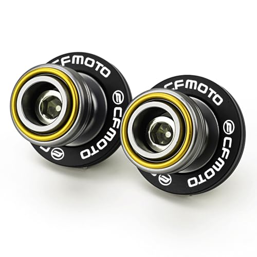 Compatible with CFMOTO Ibex450 Ibex800 300SS 450SS 450NK 450CLC 675SS 675NK 750SS 800NK Motorcycle CNC Swingarm Spools Sliders Stand Screw Paddock Bobbins (Gold) - color: Gold