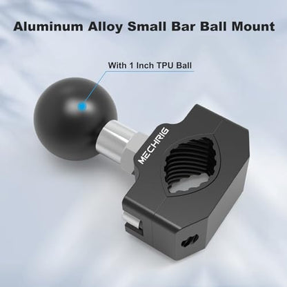Aluminum Alloy Handlebar Clamp Mount, Medium U-Bolt Base with 1 inch Ball Head Compatible With RAM Mount Double Socket Arm & Motorcycle Ebike Phone Holder,Fit for 0.59" to 0.87" Diameter,78014 - size: Medium