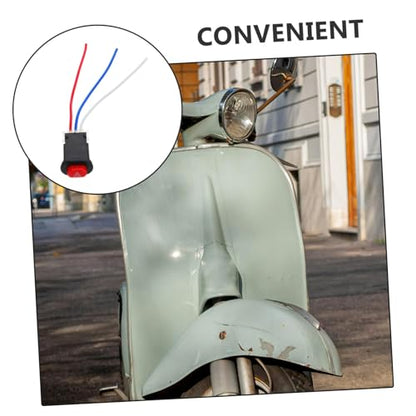 Motorcycle Light for ATV and Scooters Dual Flash Warning Controller Easy to Install Compatibility Design for Emergency Roadside Use