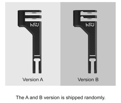 HSU Aluminum Vertical Bracket Adapter with 1/4"- 20 Hole for Gopro Hero 13/12/11/10/9/8/7/6/5/4 AKASO Campark Insta360 DJI Osmo Action and Other Action Cameras
