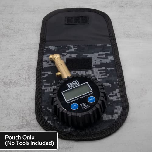 JACO Utility Tool Pouch | Multi-Purpose Storage Pouch for Tire Gauges, Tools, & Accessories (Digital Camo) - size: Small