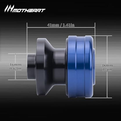 M8 Motorcycle Swingarm Sliders For GSX-R600 1992-2026 GSX-R 600Z 2022-2026 Swingarm Spools CNC Aluminum Heavy-Duty gsx-r 600 600z Accessories (Blue) - color: Blue