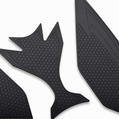 Motorcycle Tank Traction Pad Side Gas Knee Grip Protective Sticker Protector for Kawasaki ninja650 （2017-2025） Z 650 （2019-2025） (Black) - color: Black
