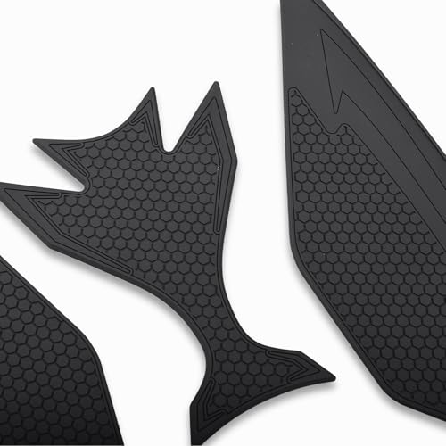 Motorcycle Tank Pads Side Gas Knee Grip Protective for Kawasaki NINJA650(17-24) Z650(19-24) (black) - color: black