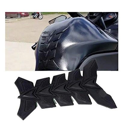 3D Black Gas Tank Protectors for Motorcycle - Gas Oil Fuel Tank Pad Protector Decals Stickers Tank Pad Protector Motorcycle Tank Pad