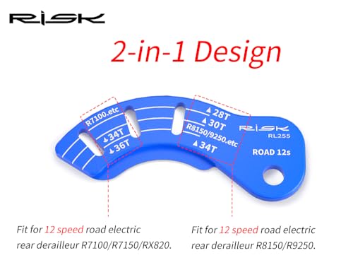 Road Bike 12T Electric Rear Derailleur Adjuster Adjustment Gauge Guide Tool Chain Gap Tool for R7100 R7150 RX820 R8150