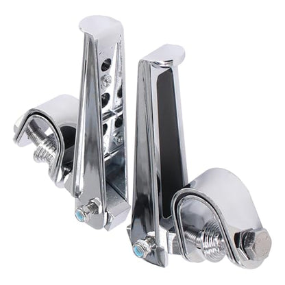 ApplianPar Motorcycle Foot Pegs Rests with U Clamps 1 Inch to 1.25 Inch Anti-Vibrate Engine Guard Crash Bar