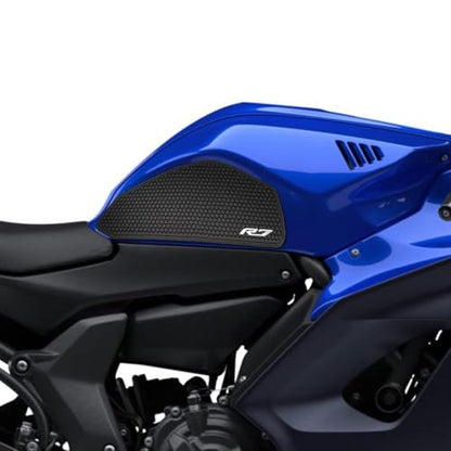 for YZF R7 YZF r7 2025 2024 2023 2022 2021 Accessories Fuel Tank Pads Protect Motorcycle Fuel Tank Stickers Fuel Tank Protection Pads Knee Anti-Slip Pads Fuel Tank Grips Tank Pads（Blue） - color: Blue