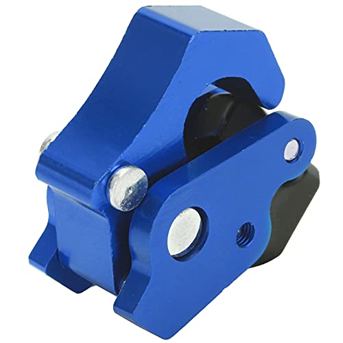 Acouto Helmet Luggage Hanger for Motorcycle, Motorcycle Helmet Hook Universal Claw Shaped Motorcycle Hook CNC Aluminum Alloy Scooter Helmet Bag Luggage Hook Hanger Carry Holder(Blue)