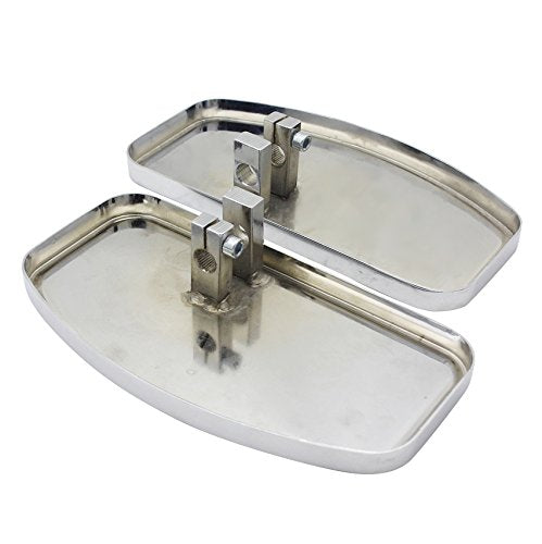 Motorcycle Floorboards Fit for HONDA SHADOW VT400 1997-2003 / HONDA STEED VLX400 VT600 1992-2007 Footboard Front/Rear foot pegs - color: Rear