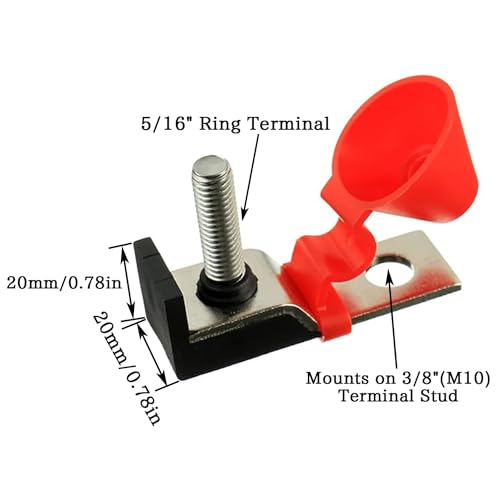 BOJACK MRBF Terminal Fuse Block 175 AMP Marine Rated Battery Fuse 58V DC Max IP66 Waterproof Fuse Holder 175A - style: 175A