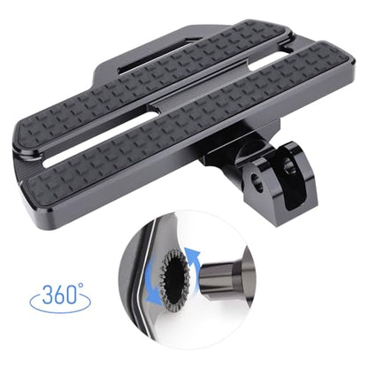 Adjustable Motorcycle Foot Pegs for Honda Rebel 300/500 2017-2025 | Motorcycle Highway Pegs, 360° rotatable with 3 tilt positions, CNC aluminum corrosion-resistant, bolt-on install