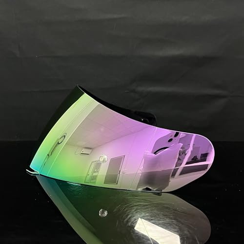 HJ-17 Helmet Visor Replacement,UV Protective Helmet Face Shield Compatible with CL-MAX II,IS-MAX BT,SY-MAX III,IS-MAX II,CL-MAX 3,C90,C91,C91N (Revo Deep Purple-Day Use Only) - color: Revo Deep Purple-day Use Only
