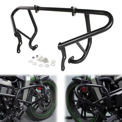 Xitomer Engine Guard Crash Bars Compatible with Vulcan S 650 VN650 / ABS 2015-2024, Vulcan S VN650 Cafe ABS 2016-2024 Motorcycle Highway Bars Frame Sliders
