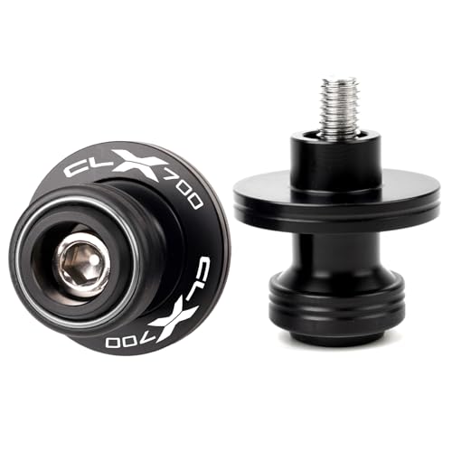 Compatible With CF CLX 700 700CL-X CL-X700 700CLX 700 CLX 700 CL-X CLX700 SPORT 2021 2022 2023 2024 CNC Motorcycle Swingarm Spools Sliders Swing Arm Spools Screws (Grey) - color: Grey