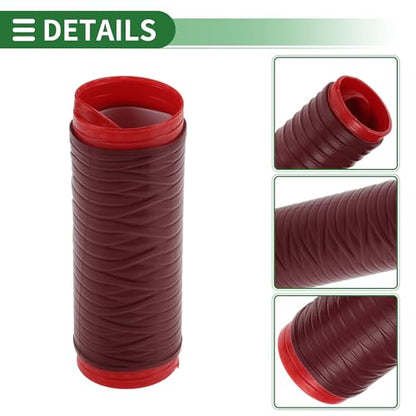 1.57" /40 mm 1.57 "/40 mm Motorcycle Hand Grips Cover Kit Non Slip Silicone Handlebar Grips Dark Red 1 Set Spiral Cross Pattern - color: Dark Red