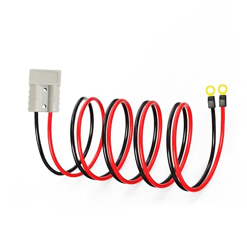 50A Anderson Connector with Cable SB50 Plug Anderson Battery Cable 6.56Ft 10AWG Cable with 50A Connector - size: Anderson O-ring 2m
