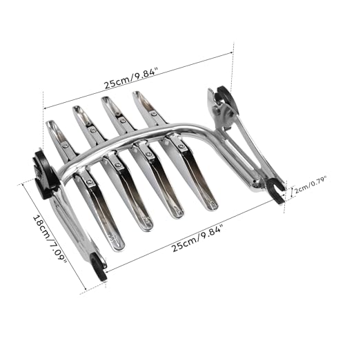 XFMT Motorcycle Chrome Detachable Stealth Two-Up Luggage Rack for Harley Touring Road King Street Glide Road Glide Electra Glide 2009-Later - color: Stealth Luggage Rack-Chrome