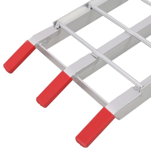 7.5FT Aluminum Loading Ramps, 1500 Lbs Capacity per Pair, with Safety Straps, Motorcycle Ramp, ATV Truck Ramps, Four Wheeler Ramps for Trucks, Lawn Mower, UTV, 1 Pair