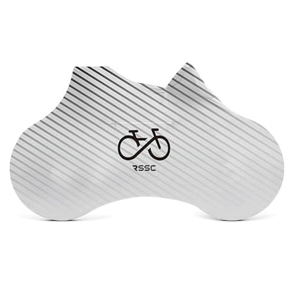 Bike Cover with 5 Zippers, Anti-Scratch Bicycle Storage Guard for Apartment & Garage, Fits Wall Hangers & Car Racks, Dust-Proof Full Protection for Most Bikes (Gray) - color: Gray