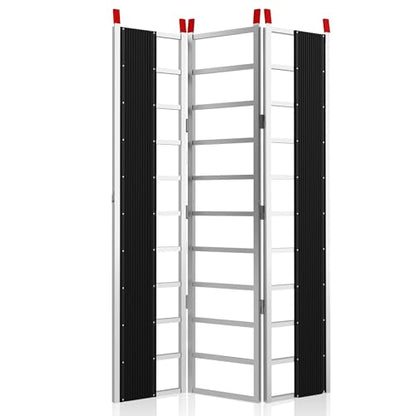 85" x 54" Aluminum Foldable Ramp, Snowmobile Loading Ramp with Wide Glides, Loading Ramps, 1500 LBS Capacity Loading Ramps with Straps for ATV/Motorcycle/Trailer - size: 1500 lbs - 85" L