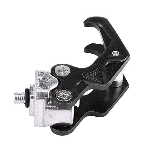 Motorcycle Helmet Hook, Aluminum Alloy Motorcycle Hanger Hook for Motorbikes, Claw Shaped Luggage Bag Hanger Hook on Motorcycles, for Mounting on Motorcycles, Many Colors (black)