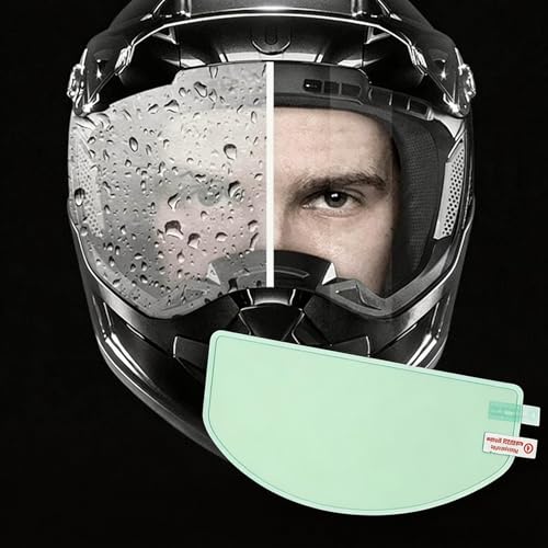 Motorcycle Helmet Anti - Fog Helmet Film Universal Motorcycle Protective Transparent for Rain Patch Ultra Clear Mist Visor Goggles Stickers