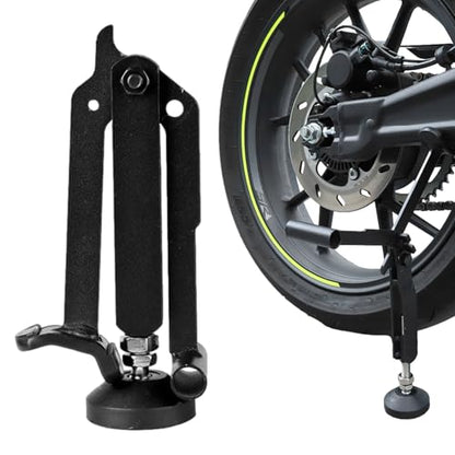 Rear Paddock Stand - Wheel Service Motorcycle Lift Stand, Adjustable Height Support Bracket | Non-Slip Wheel Lifter, Portable Maintenance Tool for Garage Use with All Motorcycle Models