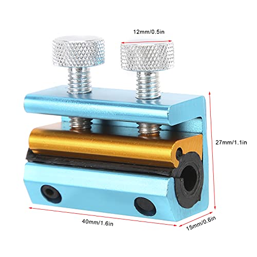 Chain Lubricant for Motorcycle ATV Aramox Tool Kit with Aluminum and Rubber 42g for Chain Maintenance - color: Blue Gold