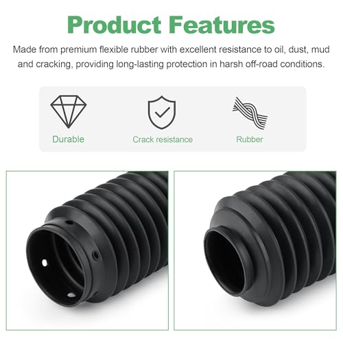 Motorcycle Fork Gaiter Boot 51611-MN1-671ZD Fit Honda 1997-08 & 2018-21 XR650L