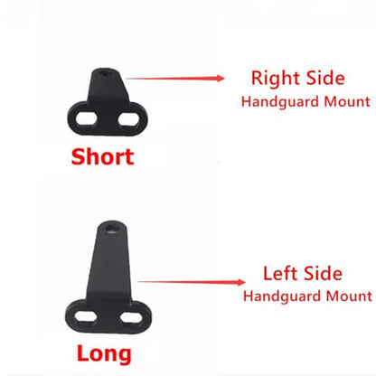 Club Style Handlebar Handguards Upgrade Bracket Compatible with Harley Touring Road Glide Electra Glide Road King CVO/SE, Softail Street Bob FXBB 114 FXBBS Low Rider ST 117 FXLRST 2009+ 2026 - color: Black