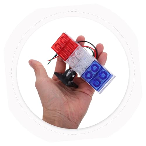ABOOFAN LED Strobe Light for Motorcycle Car Emergency Warning Tail Lamp Dual Flash Compatibility for Motorcycles Vehicles Easy Installation Durable Reliable