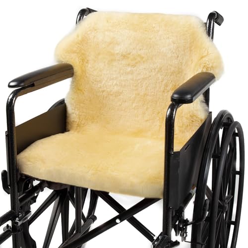 Natural Sheepskin for Bed Sores and Skin Irritation | Hastings 100% Real Medical Sheepskins with Non-Slip Back for Pain Relief and Discomfort, Wool Seat Pad, Natural, 2 ft x 3 ft. - color: Natural, size: 24x36 Inch (Pack of 1)