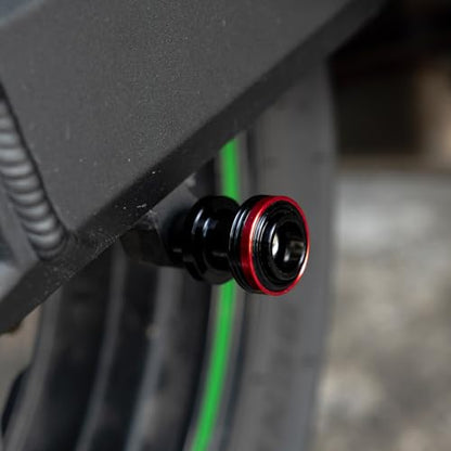 Compatible with 450MT 450NK 450SR 800MT 675SR-R 675SR 700CLX 650GT 800MT-X 650NK Motorcycle M10 Swingarm Spools Rear Stand Screws Sliders (Red) - color: Red