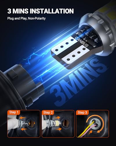 SEALIGHT 2026 Latest 921 LED Bulb, 700% Super Bright 912 T15 Led Reverse Light, Canbus Error Free 906 904 916 W16W LED Bulbs, 6500K White, Non-polarity, Automotive Back Up Light Assemblies, 2PCS - color: White, size: 912/921-Pack of 2