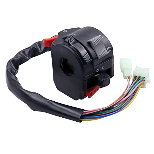 7/8" 22mm Motorcycle Switch Handle Switch Horn Button Turn Signal Electric Fog Lamp Light Start Handlebar Controller for Yamaha RXKNEW 125