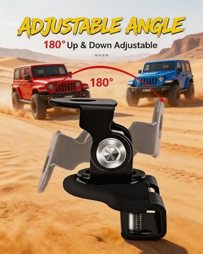 Led Light Bar Mounting Brackets No Drill Adjustable Ditch Light Brackets | 2PCS 304 Stainless Steel A Pillar Light Mount Fog Light Brackets Mount Hood Mount Light Anti-Scratch for Truck Offroad - color: 2PCS LED Light Bar Mounting Brackets