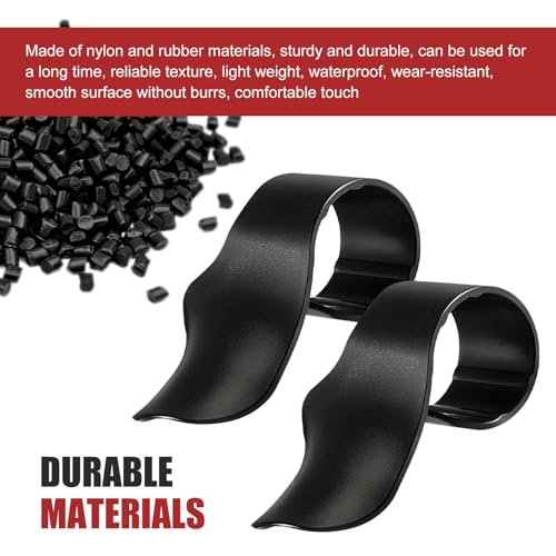 2PCS Motorcycle Throttle Assist, Plastic Motorcycle Cruise Control Assist, 7/8" Handlebar Oil Control Rocker Rest Accelerator Assistant, Universal for Most Motorcycles